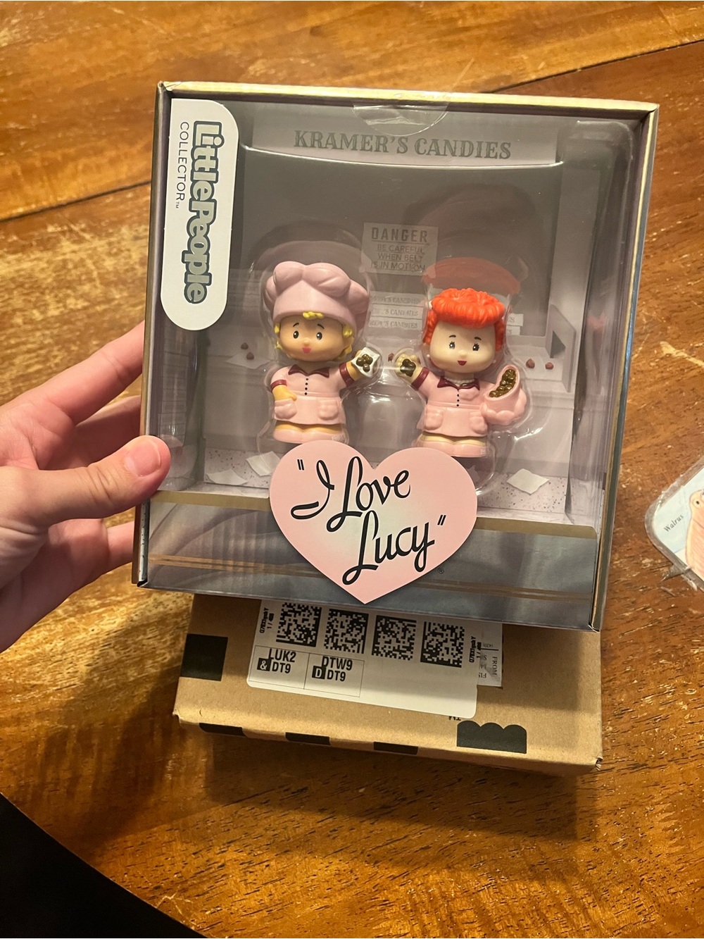 Little People Collector 'I Love Lucy' Pink Kramer’s Candies Figurine Set